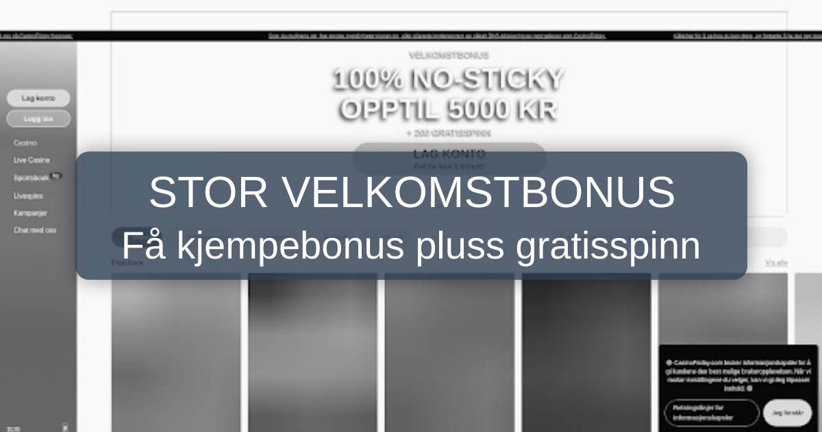 CasinoFriday - Perfekt for Norske Casinospillere